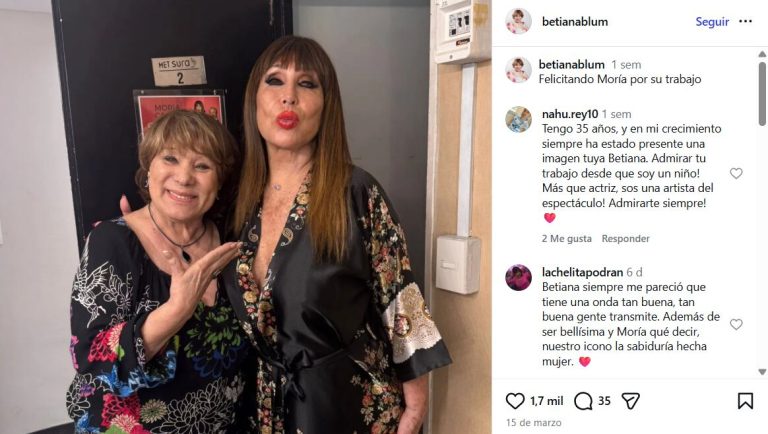 Moria Casán se despachó con todo contra Betiana Blum: “Andá a otro lado, mi amor”
