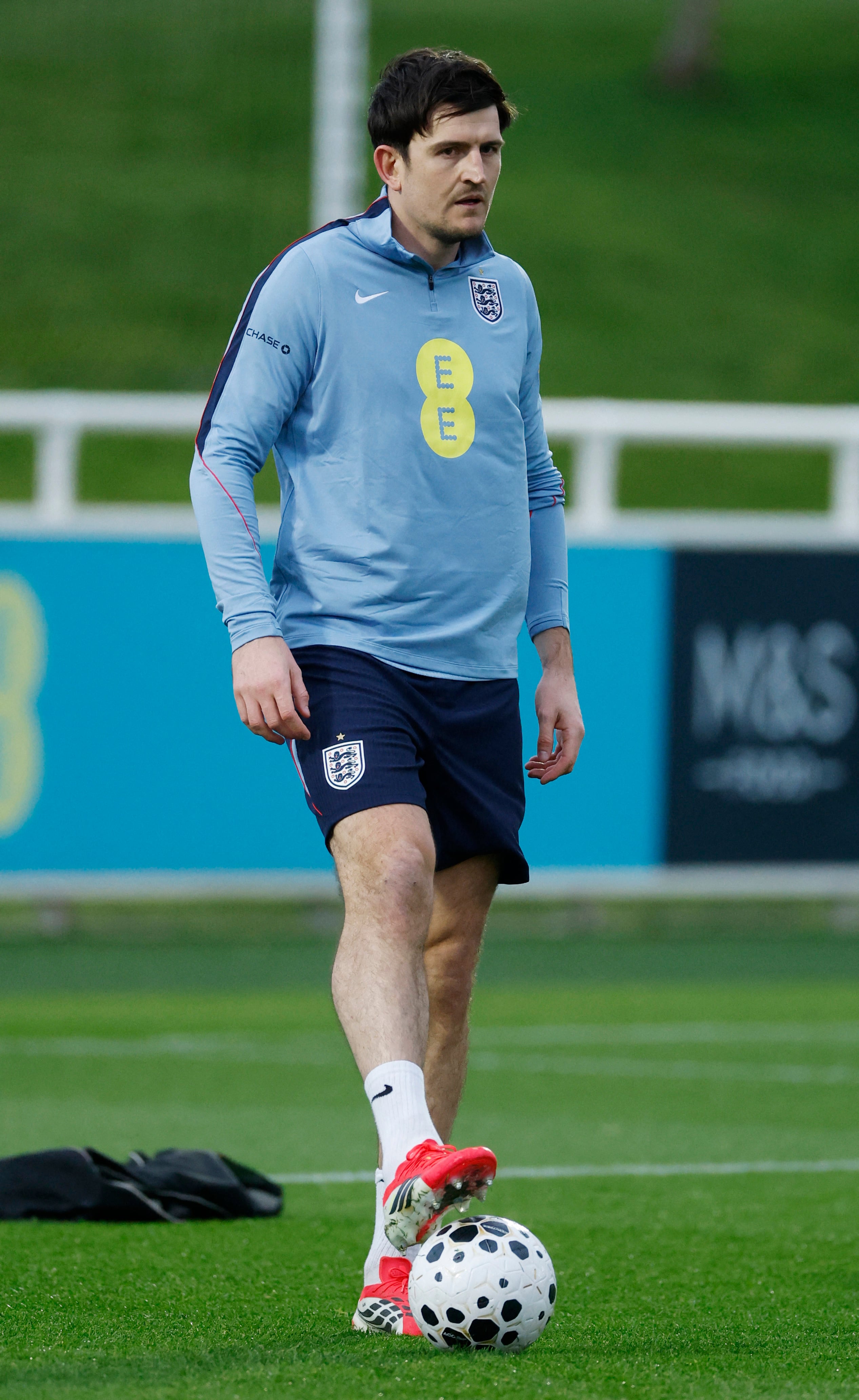 Harry Maguire vuelve a la selección inglesa tras recibir el llamado de Thomas Tuchel para los amistosos ante Uruguay y Japón (Action Images via Reuters/Jason Cairnduff)