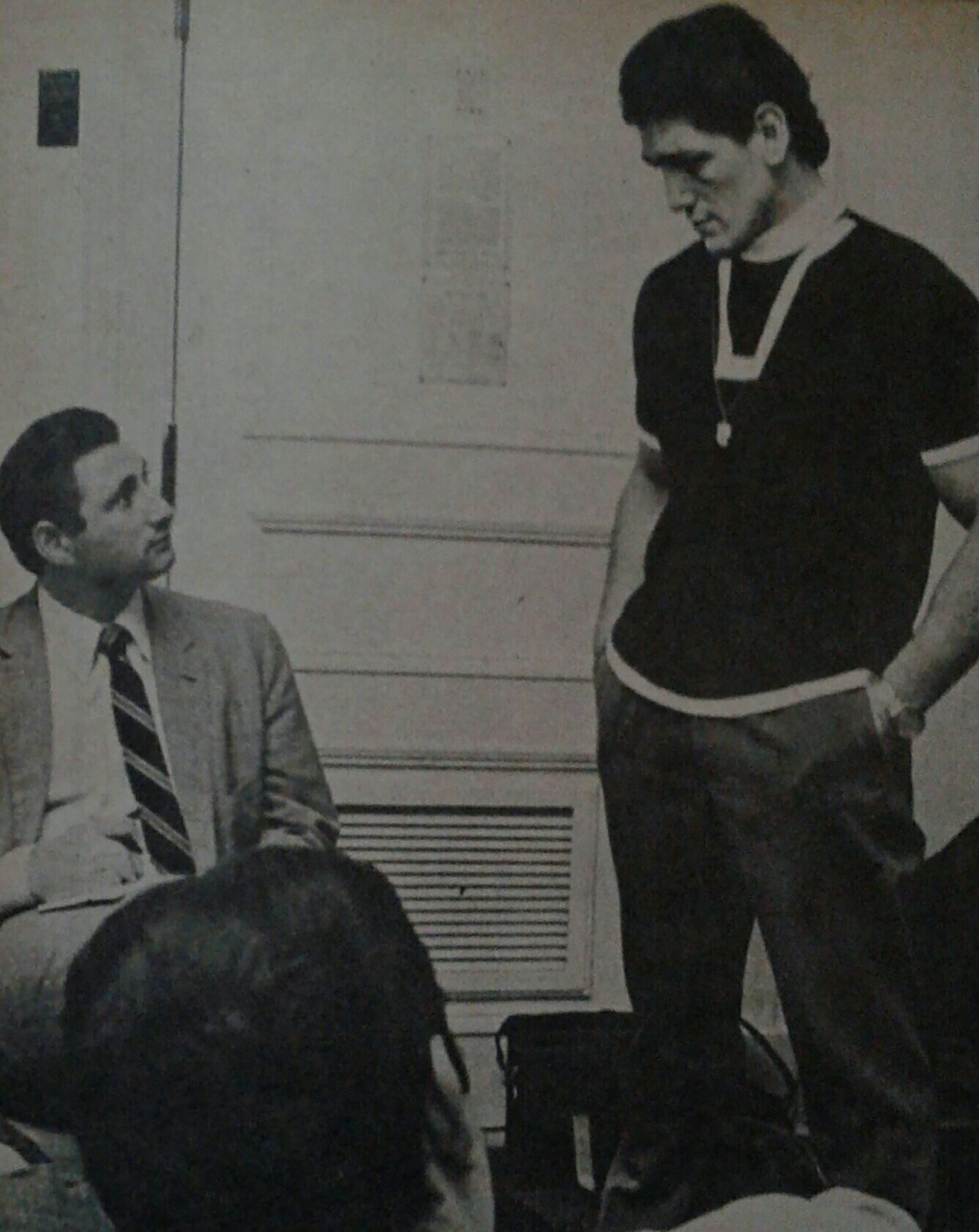 Cherquis entrevistando a Ringo Bonavena