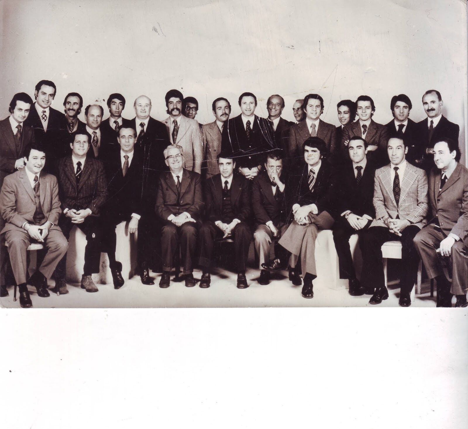 Cherquis Bialo, con la redacción de El Gráfico