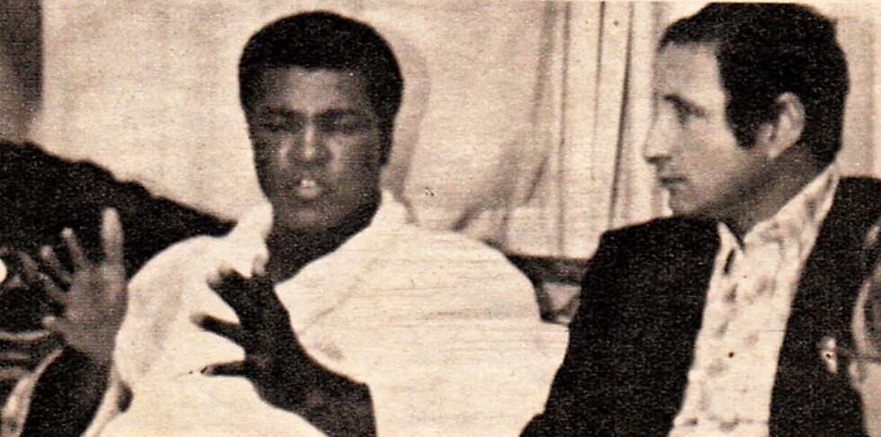 Ernesto Cherquis Bialo junto a Muhammad Alí