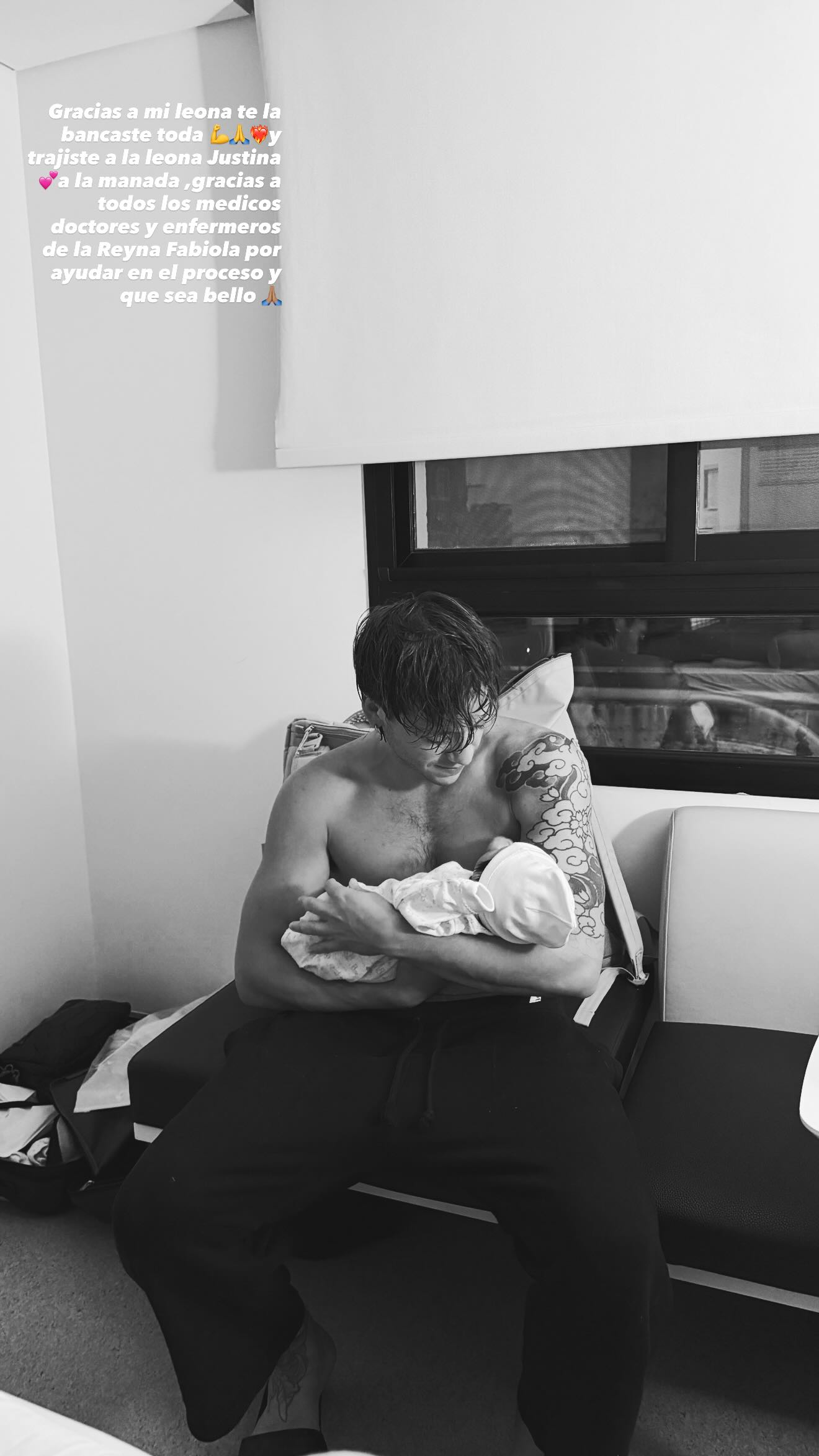 Nació Justina, la tercera hija de Paulo Londra: “Trajiste a la leona a la manada”