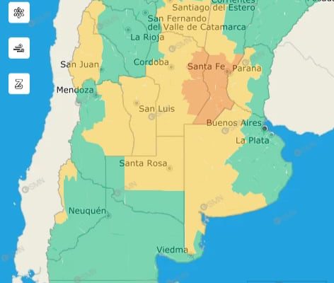 Nuevas tormentas fuertes y temperaturas frescas: cómo estará el pronóstico del tiempo durante el fin de semana