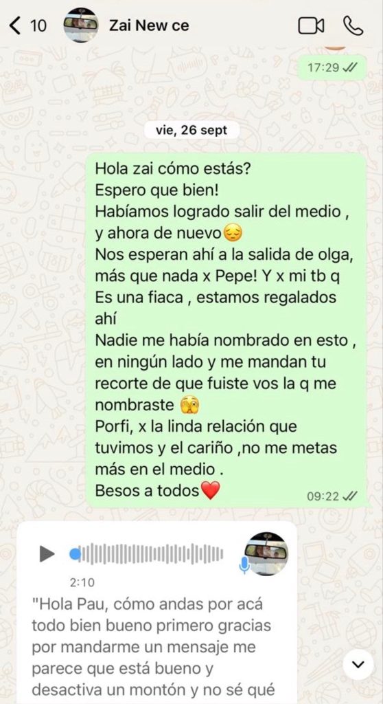 Paula Chaves, muy dura con con Zaira Nara por sus indirectas: “No me fumo más la carcajadita”