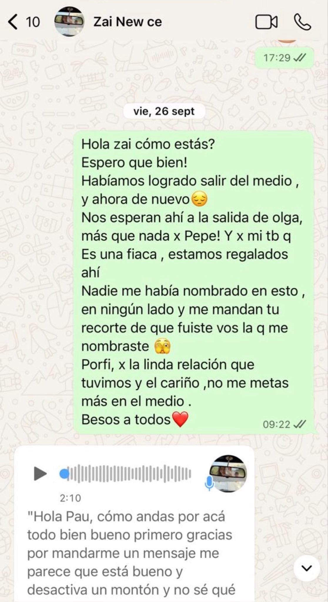 Paula Chaves, muy dura con con Zaira Nara por sus indirectas: “No me fumo más la carcajadita”