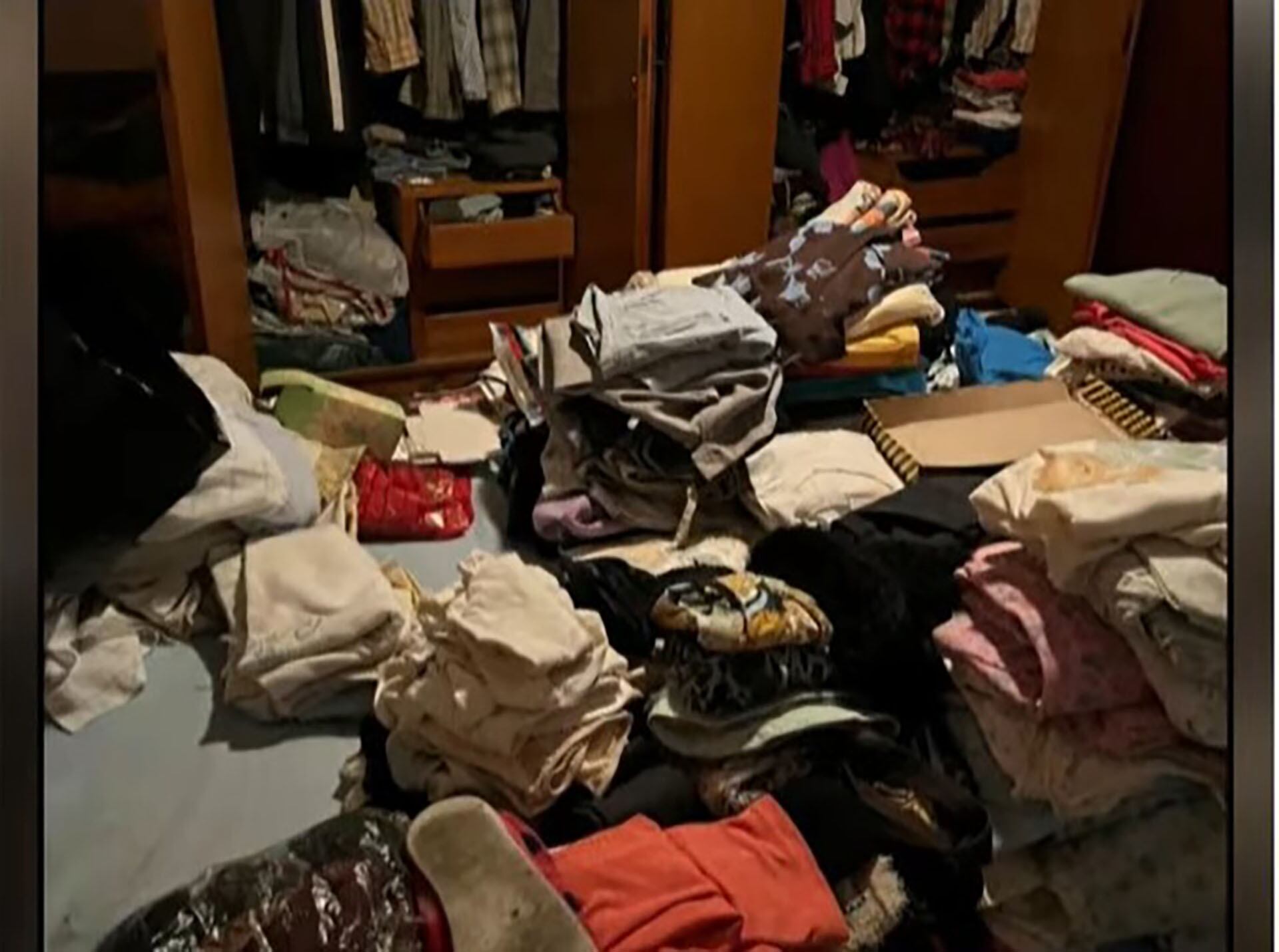 Los ladrones revolvieron toda la casa de la jubilada