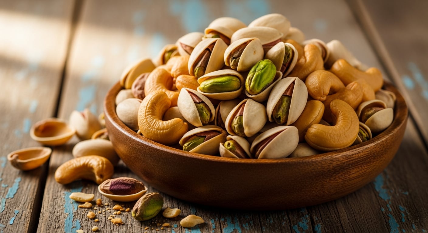 El perfil nutricional de pistachos y castañas de cajú muestra diferencias en proteínas, fibra y minerales según la Clínica Mayo y el IFIC (Imagen Ilustrativa Infobae)