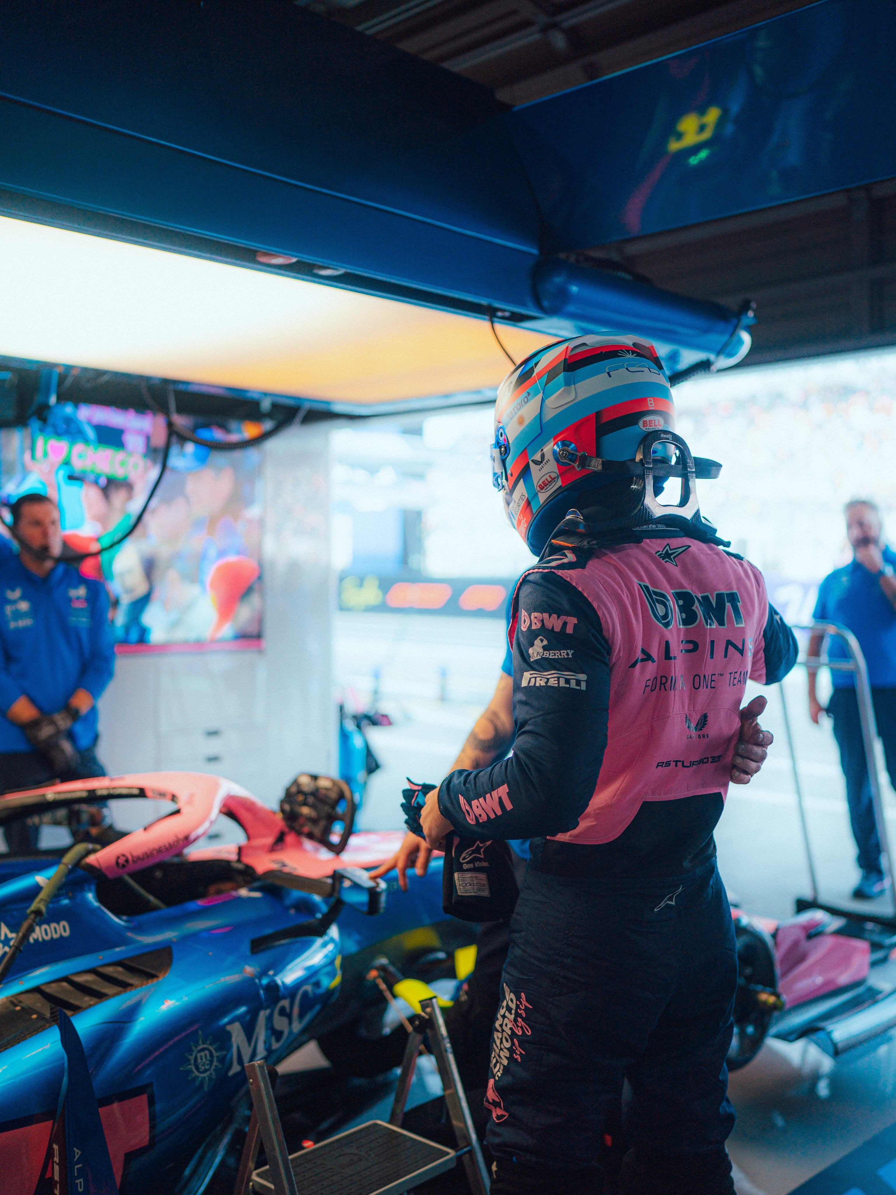 Franco sumó su primer punto en Alpine al ser décimo en China (@AlpineF1Team)