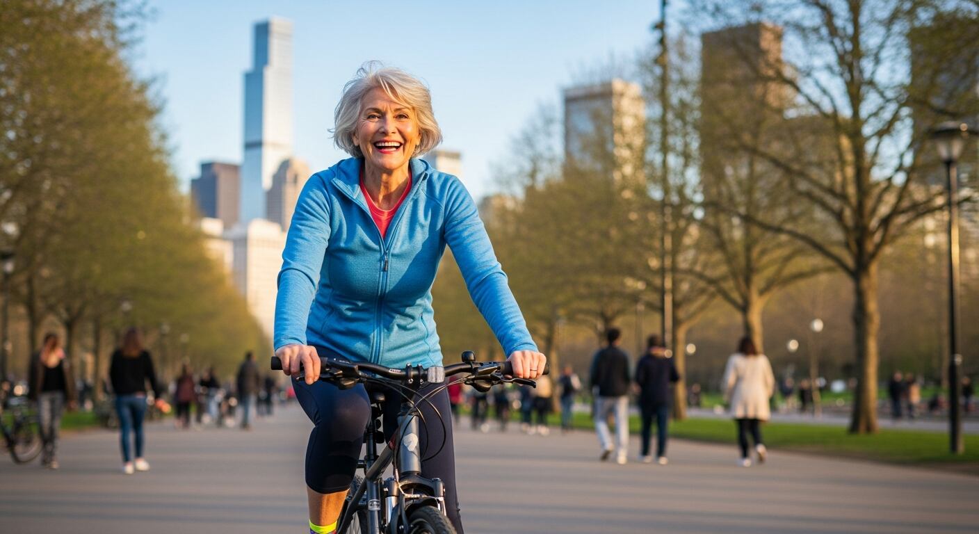 La promoción del ejercicio físico, como caminar y andar en bicicleta, contribuye a mejorar el bienestar mental y reducir las emisiones contaminantes responsables del calentamiento global (Imagen Ilustrativa Infobae)