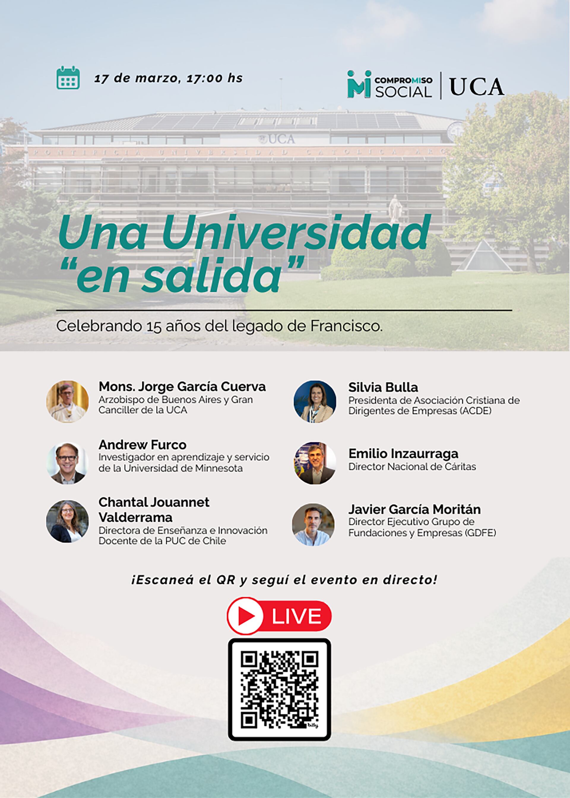 UCA - Presentación de libro y homenaje al papa Francisco