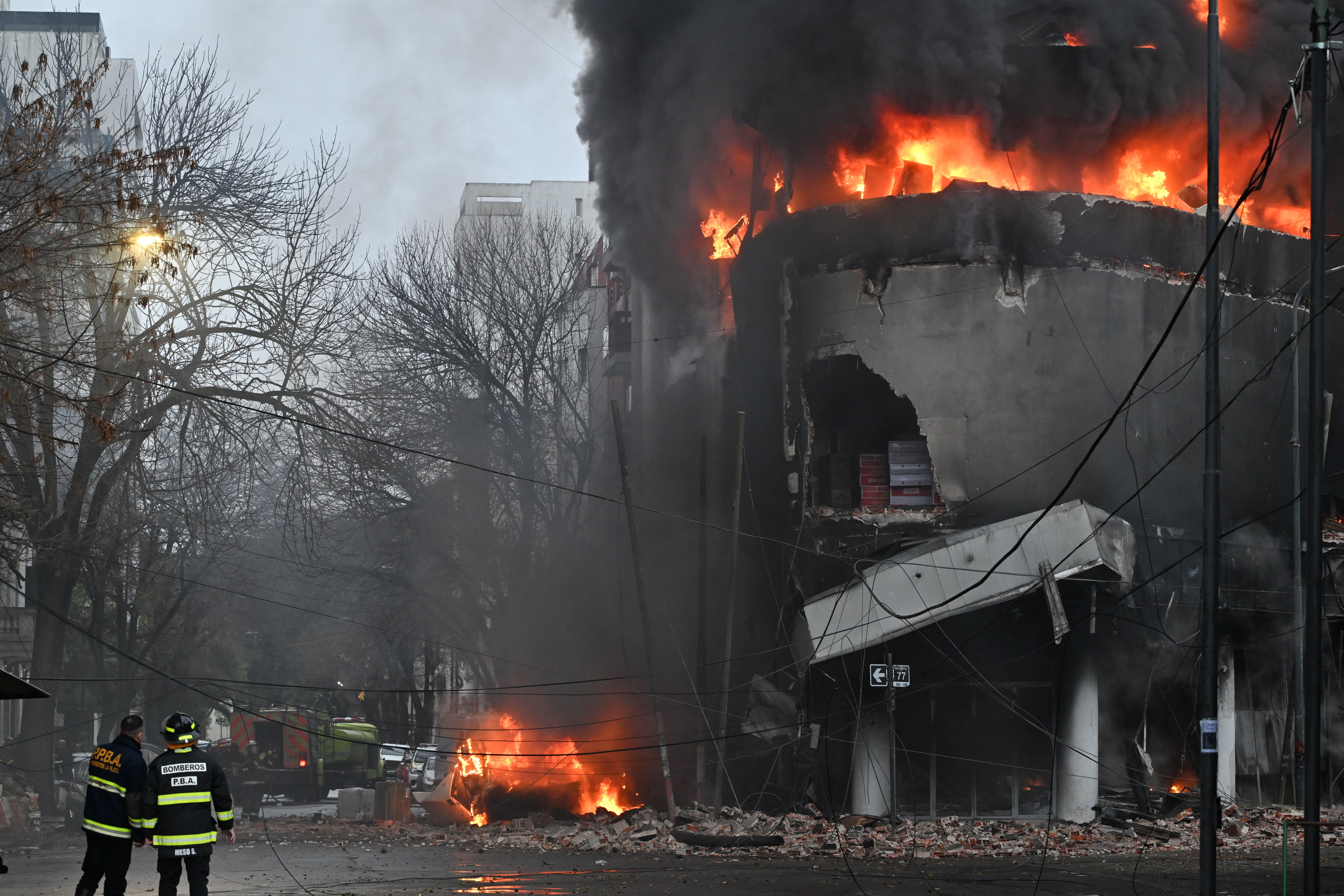 El lugar era un depósito clandestino (Fotografía: AG La Plata)