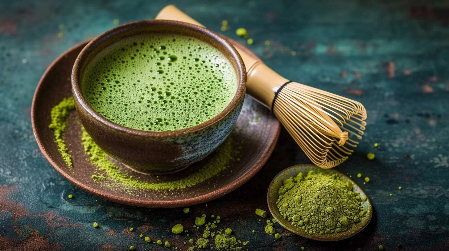 Una taza de té matcha listo para beber, representando un momento de calma y revitalización (Imagen Ilustrativa Infobae).
