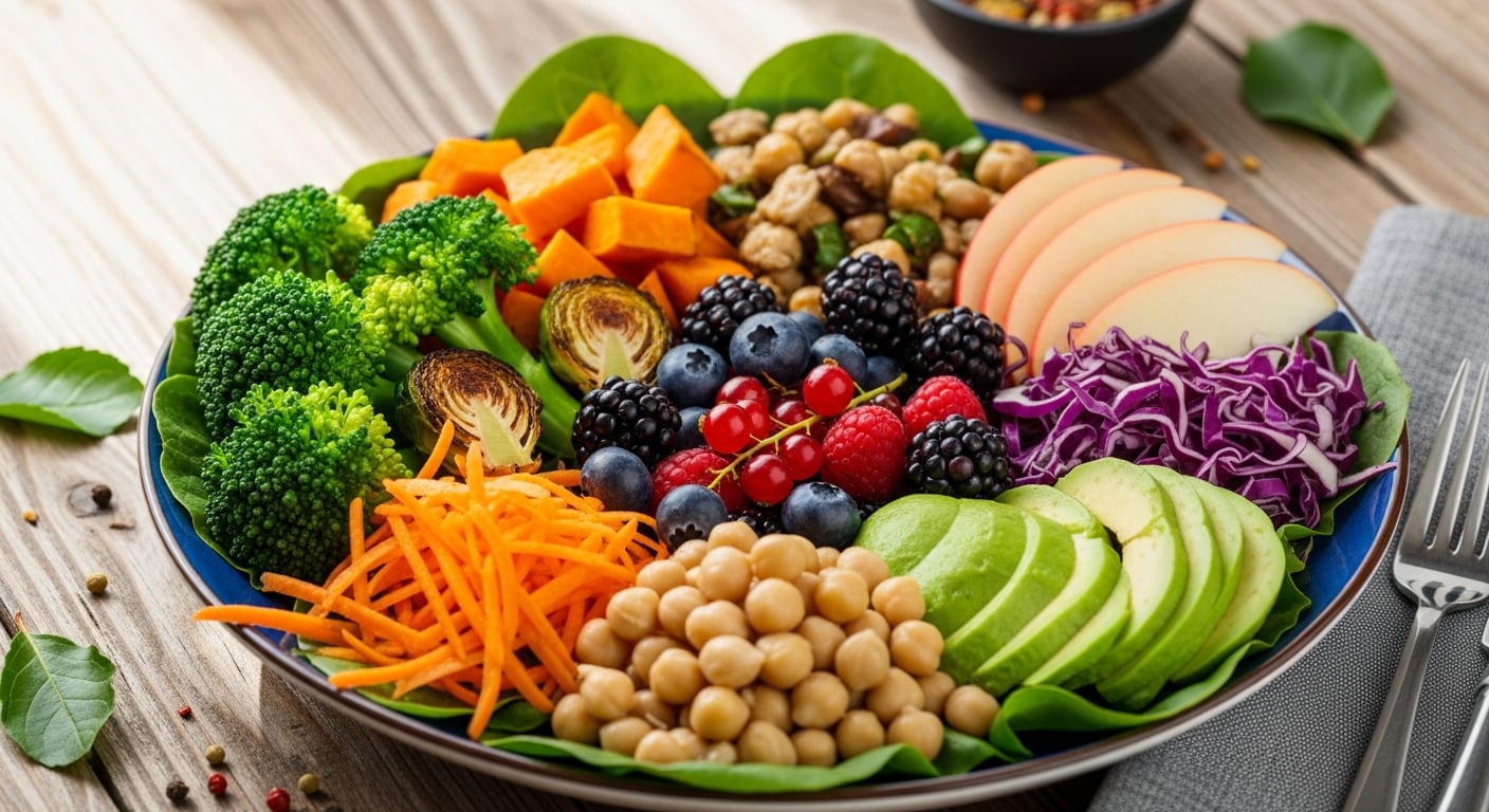 Consumir tres o cuatro alimentos ricos en antioxidantes en cada plato aumenta la variedad de micronutrientes y protege la salud muscular (Imagen Ilustrativa Infobae)