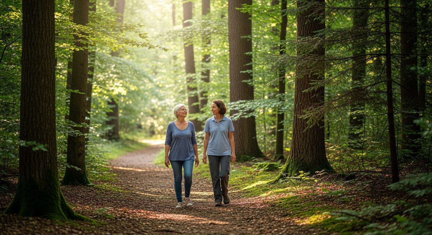 La ecoterapia, terapia basada en la naturaleza, demuestra beneficios concretos para la salud mental y el bienestar emocional según la Universidad de Manchester (Imagen Ilustrativa Infobae)