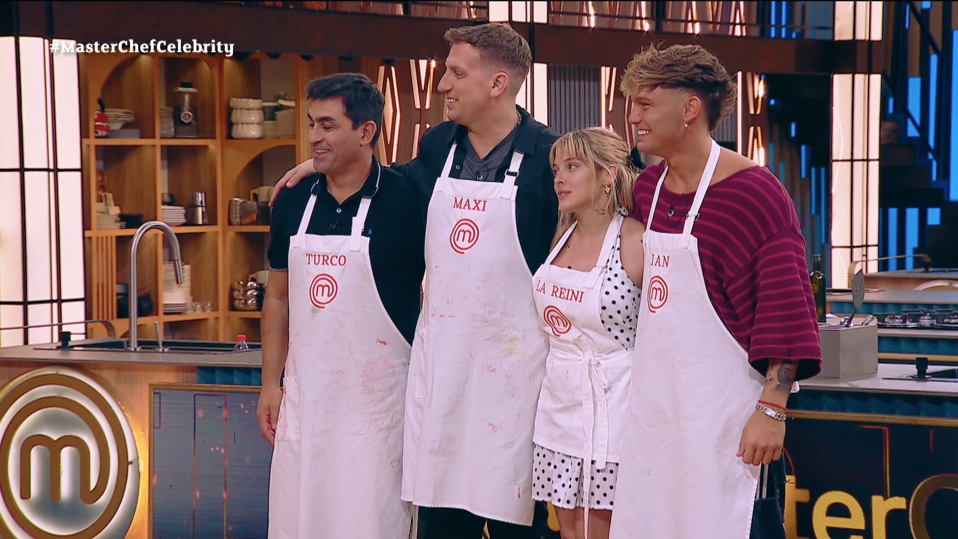 Con la salida de Emilia Attias, el Turco Husaín, Maxi López, Ian Lucas y la Reini se convierten en los semifinalistas de MasterChef Celebrity