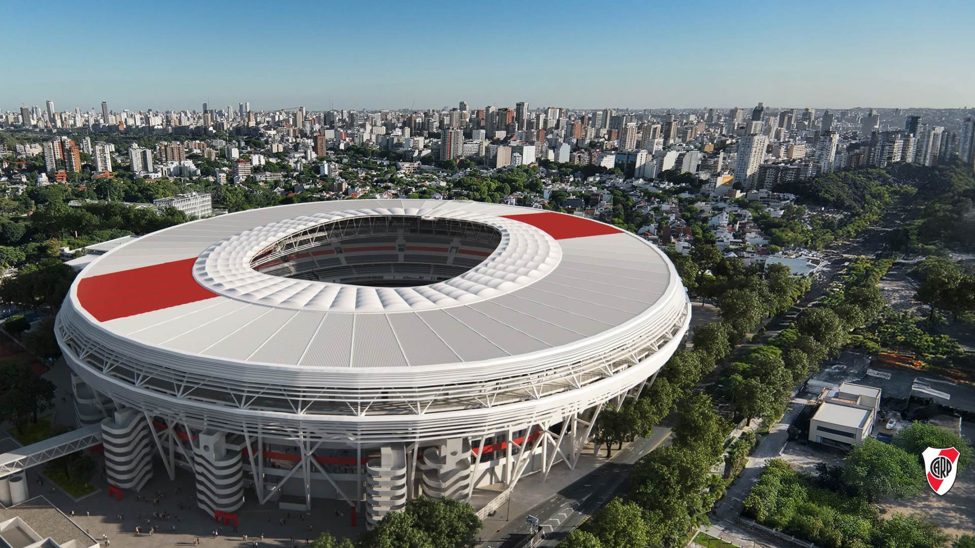 Así lucirá el renovado estadio Monumental tras la ampliación de su aforo hasta los 101 mil espectadores y el techado