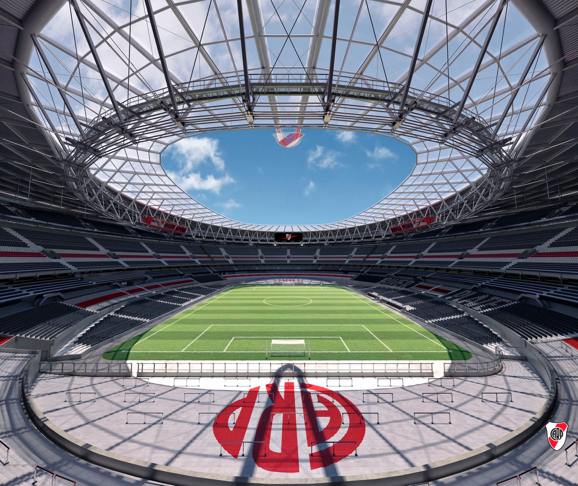 River Plate sumará 16 mil espectadores y techará el estadio Monumental (@RiverPlate) 
