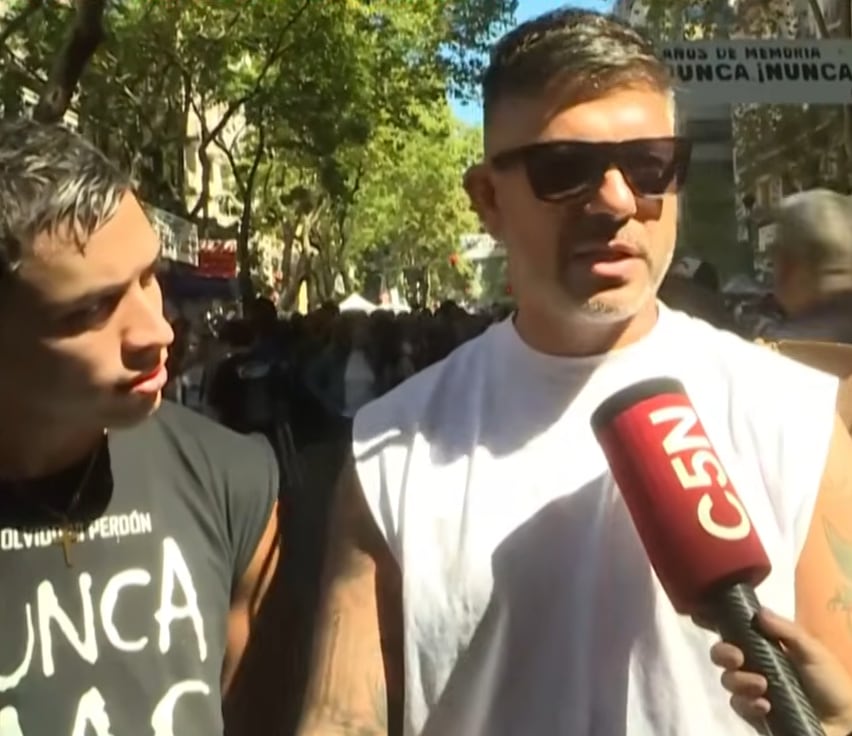 La participación de Rocco en el acto reafirma el compromiso de las nuevas generaciones con la memoria, la verdad y la justicia