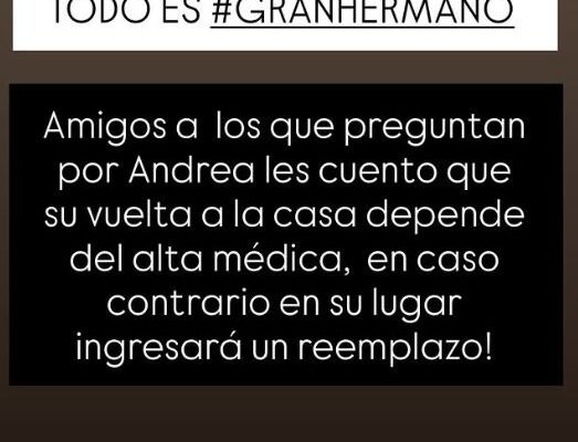 Santiago del Moro habló sobre el futuro de Andrea del Boca en Gran Hermano y reveló cuándo regresará a la casa