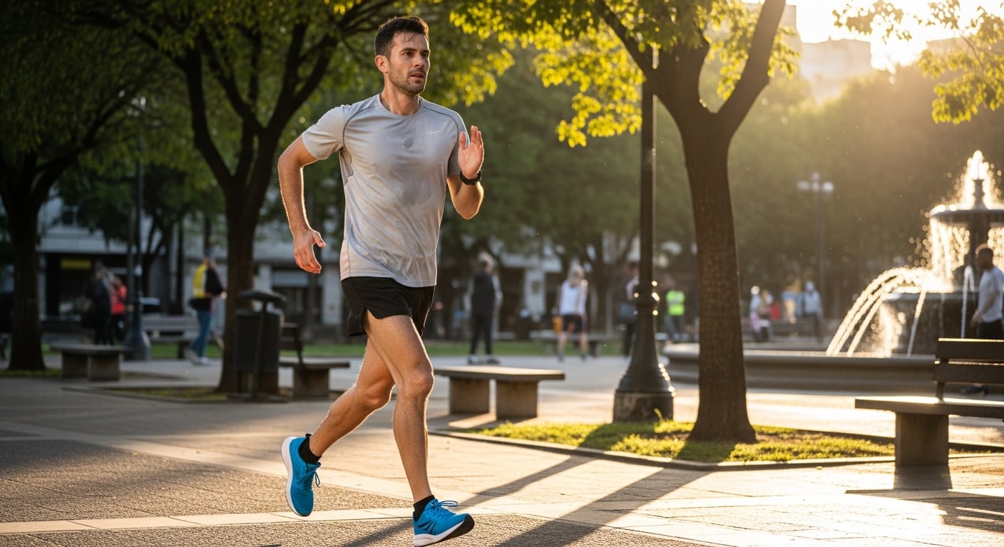 Correr 1,6 kilómetros en menos de 10 minutos marca un punto de referencia en la salud cardiovascular a partir de los 40 años (Imagen Ilustrativa Infobae)