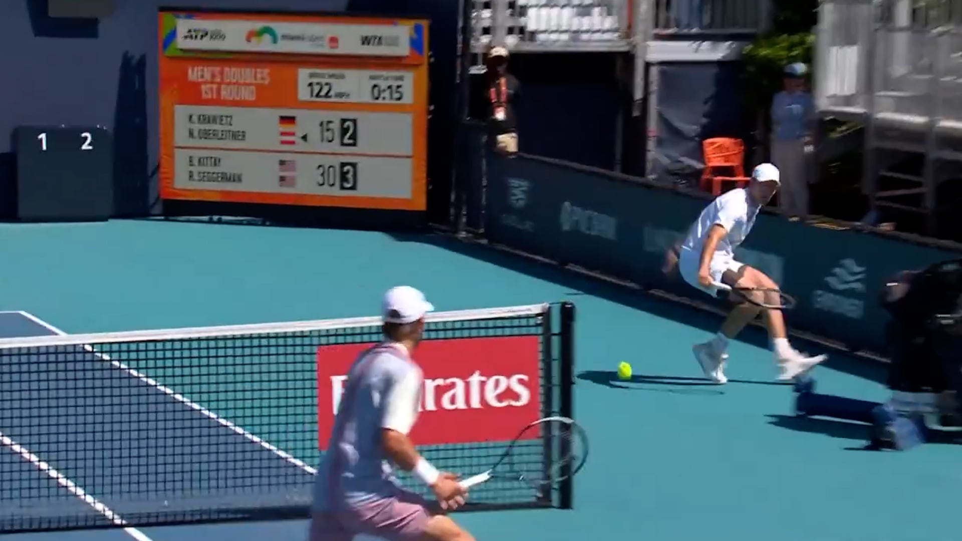 El increíble punto que se disputó en el Masters 1000 del Miami Open