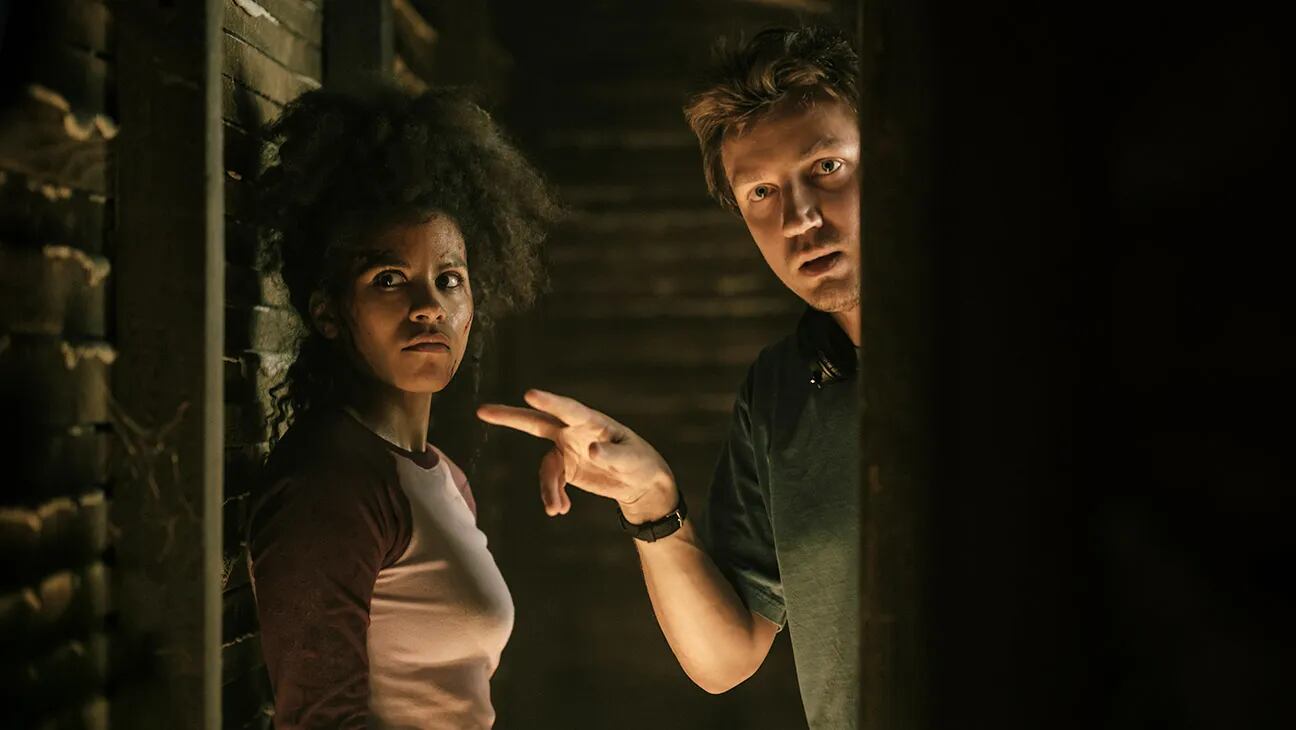 Imagen del rodaje de 'Te van a matar' con Zazie Beetz y Kirill Sokolov