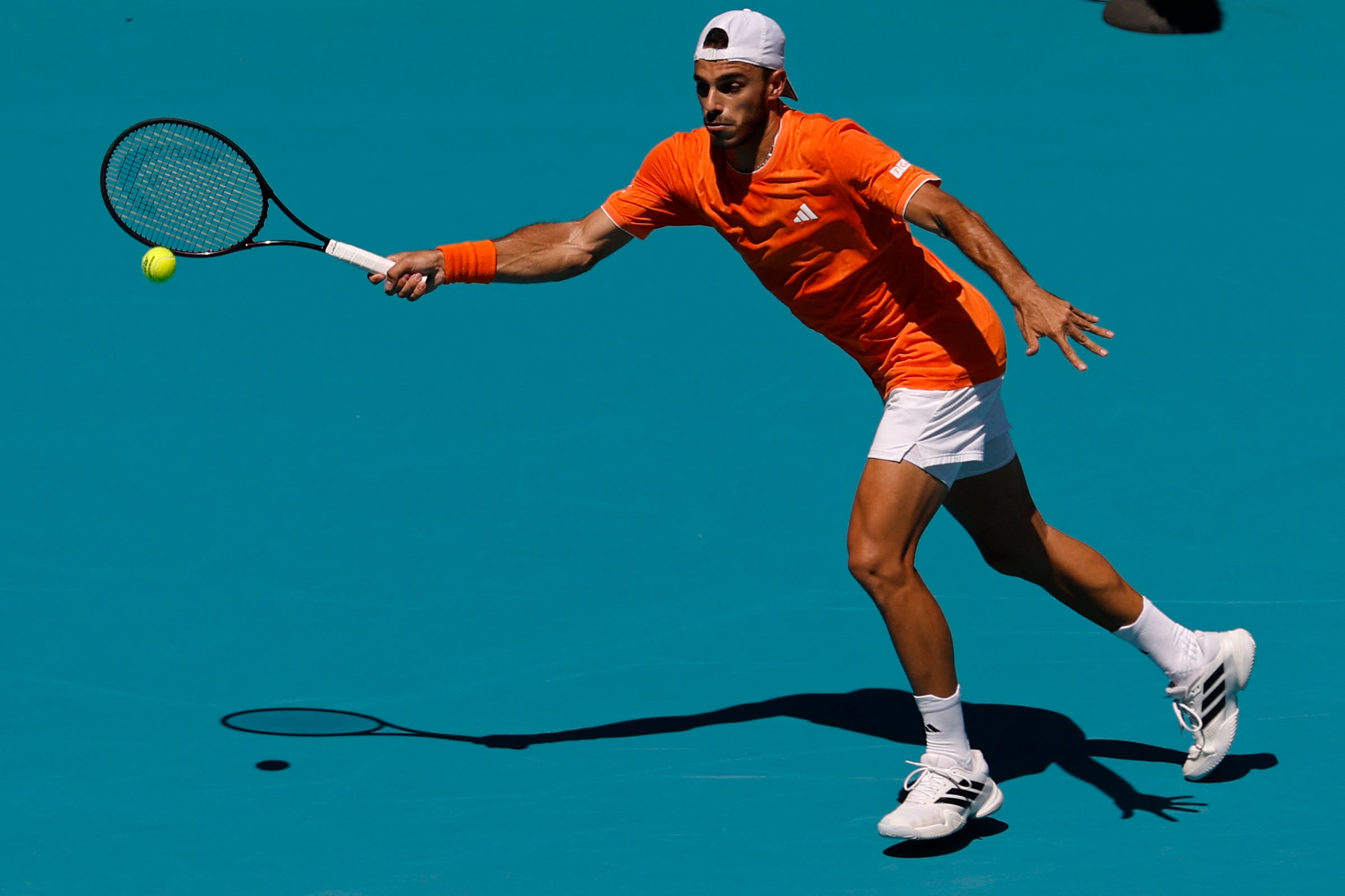 Francisco Cerúndolo tuvo una gran actuación ante Daniil Medvedev (Fuente: Reuters)