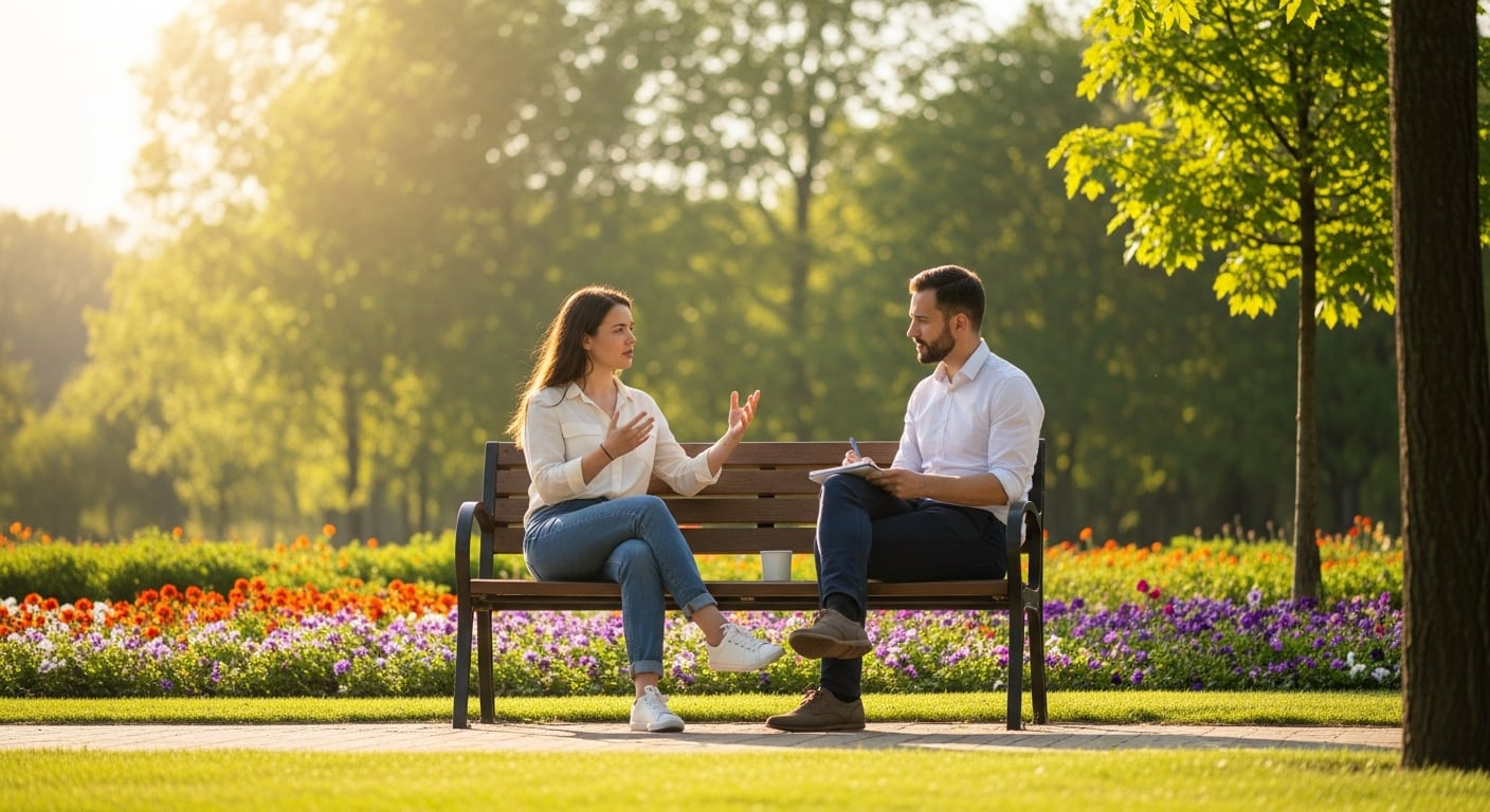 Actividades simples como observar árboles, escuchar aves o practicar mindfulness al aire libre contribuyen a la salud mental diaria, incluso fuera de terapia (Imagen Ilustrativa Infobae)