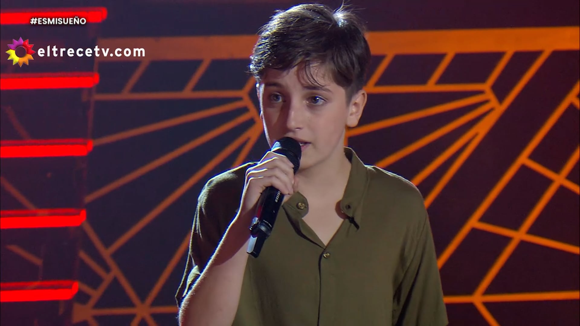 Lorenzo Fiorotto emocionó al público y al jurado de Es mi sueño con su interpretación de “Sin principio ni final” de Abel Pintos