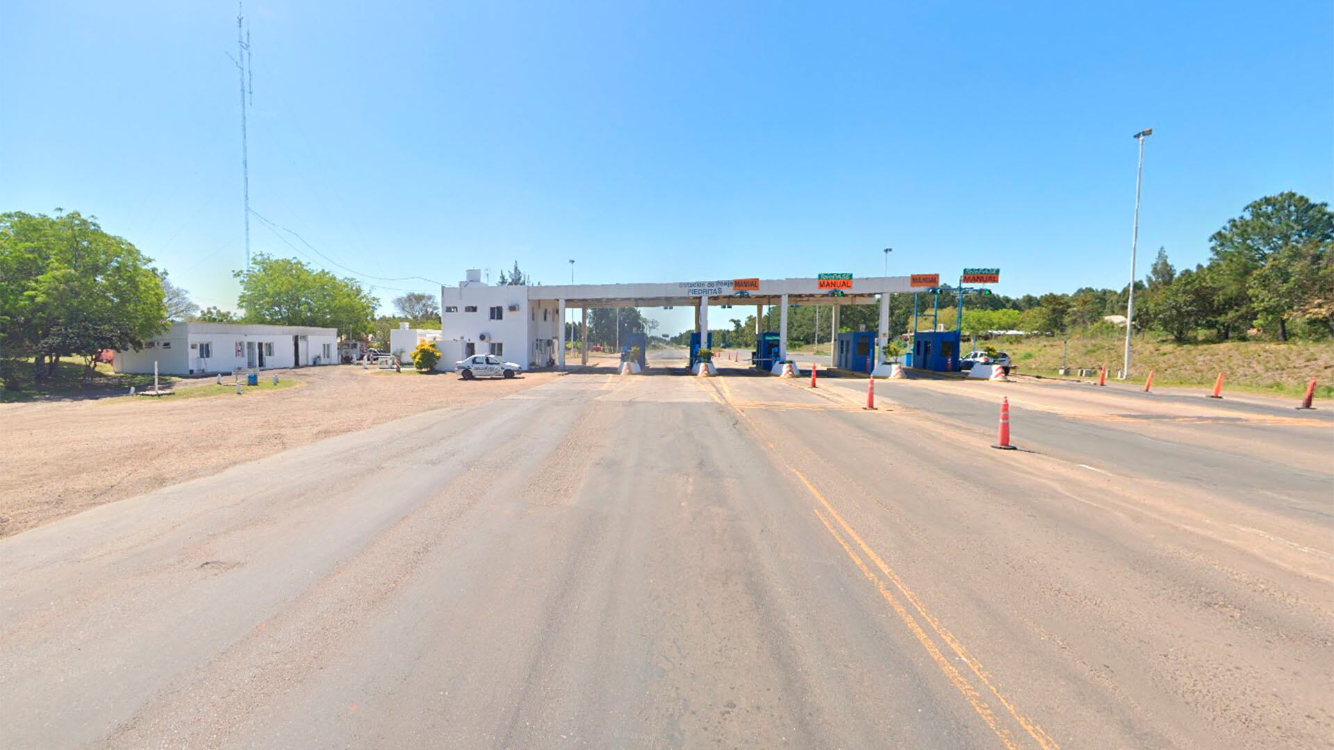 El accidente ocurrió en el kilómetro 361 de la Ruta Nacional 14, cerca del peaje Las Piedritas, vecino a la localidad de Mocoretá (Captura Google Maps)