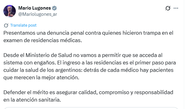 Tras el escándalo por fraude, comenzó la inscripción al nuevo régimen de exámenes para residencias médicas