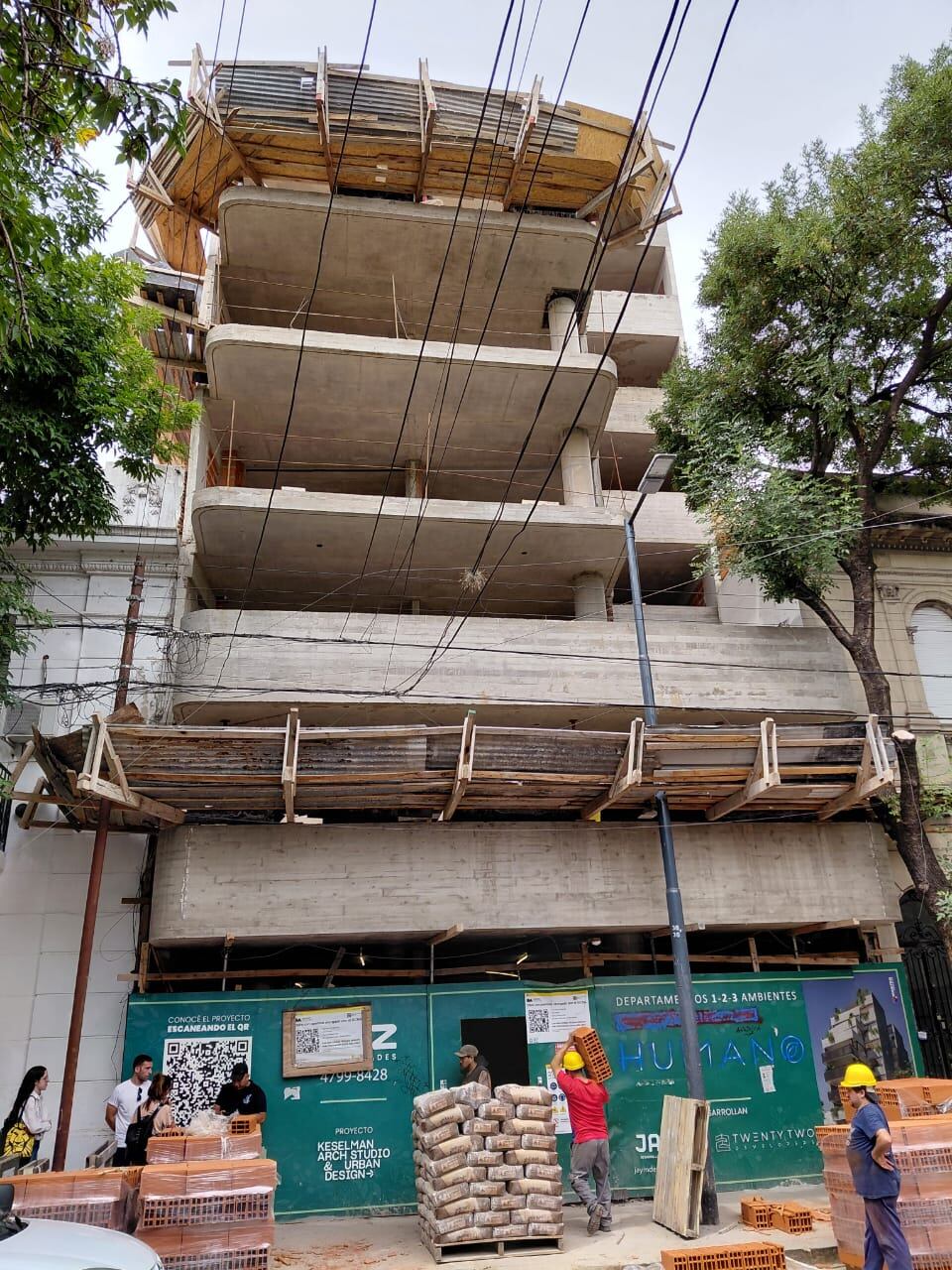 Tras los derrumbes de Parque Patricios y Belgrano, la Justicia porteña clausuró una obra por irregularidades