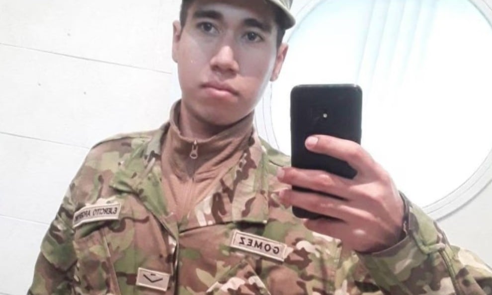 Rodrigo Gómez soldado del regimiento de granaderos que se suicidó por una extorsión 