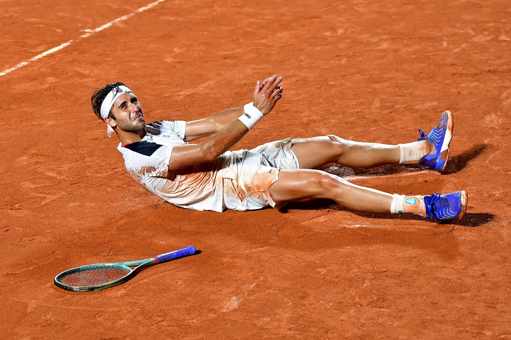 La emoción de Tomás Etcheverry al conseguir el primer título de su carrera (Fuente: Río Open)