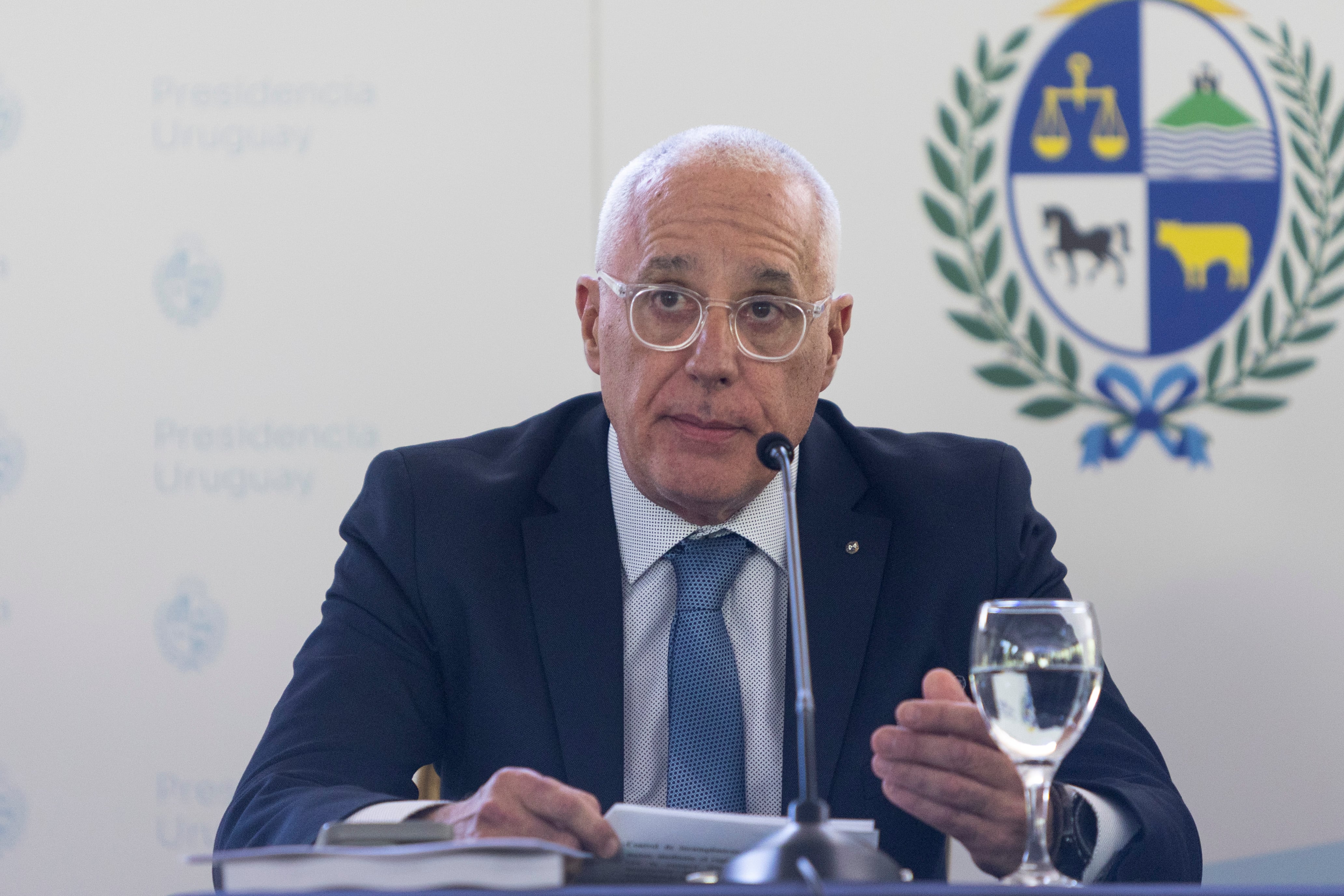 El ministro del Interior de Uruguay, Carlos Negro (Camilo dos Santos Ayala, Presidencia)