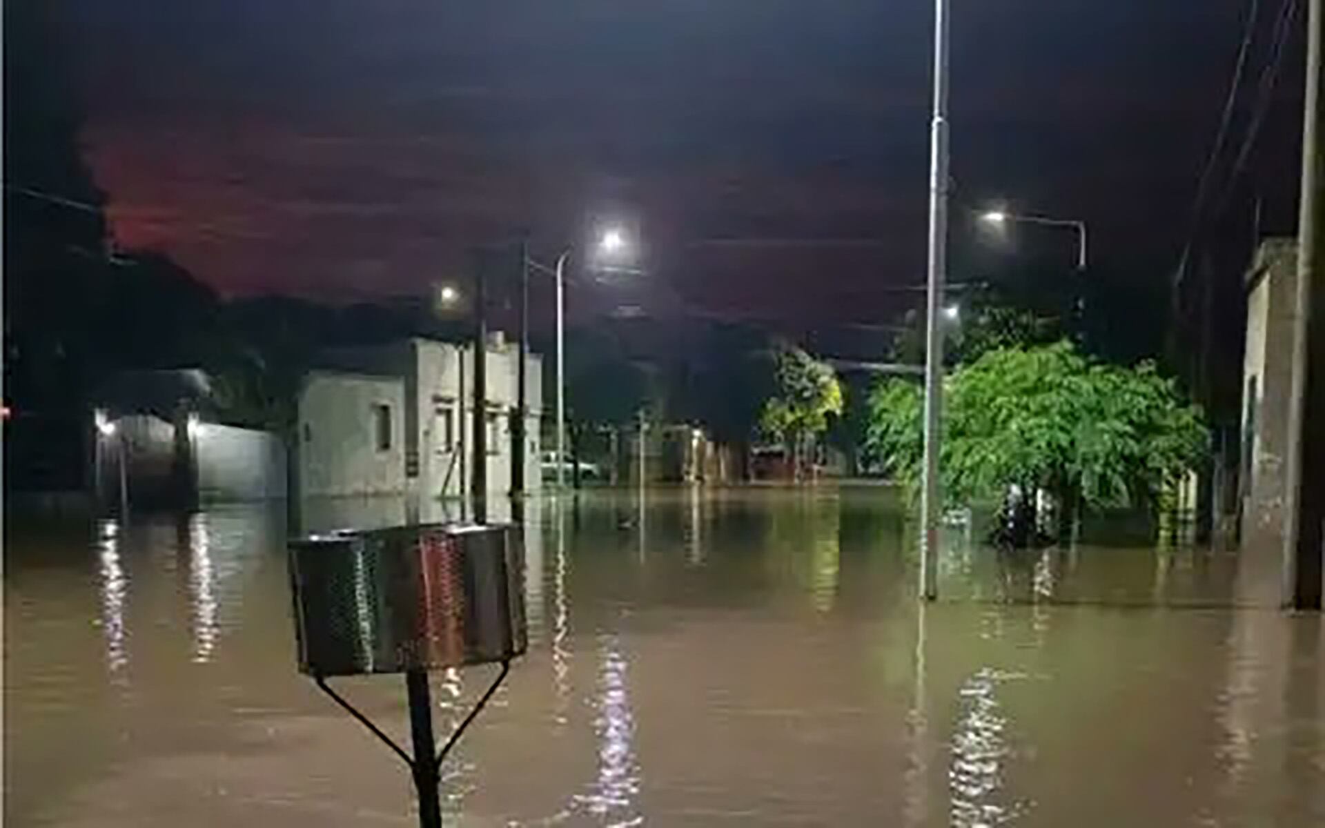 Las imágenes de la inundación. 