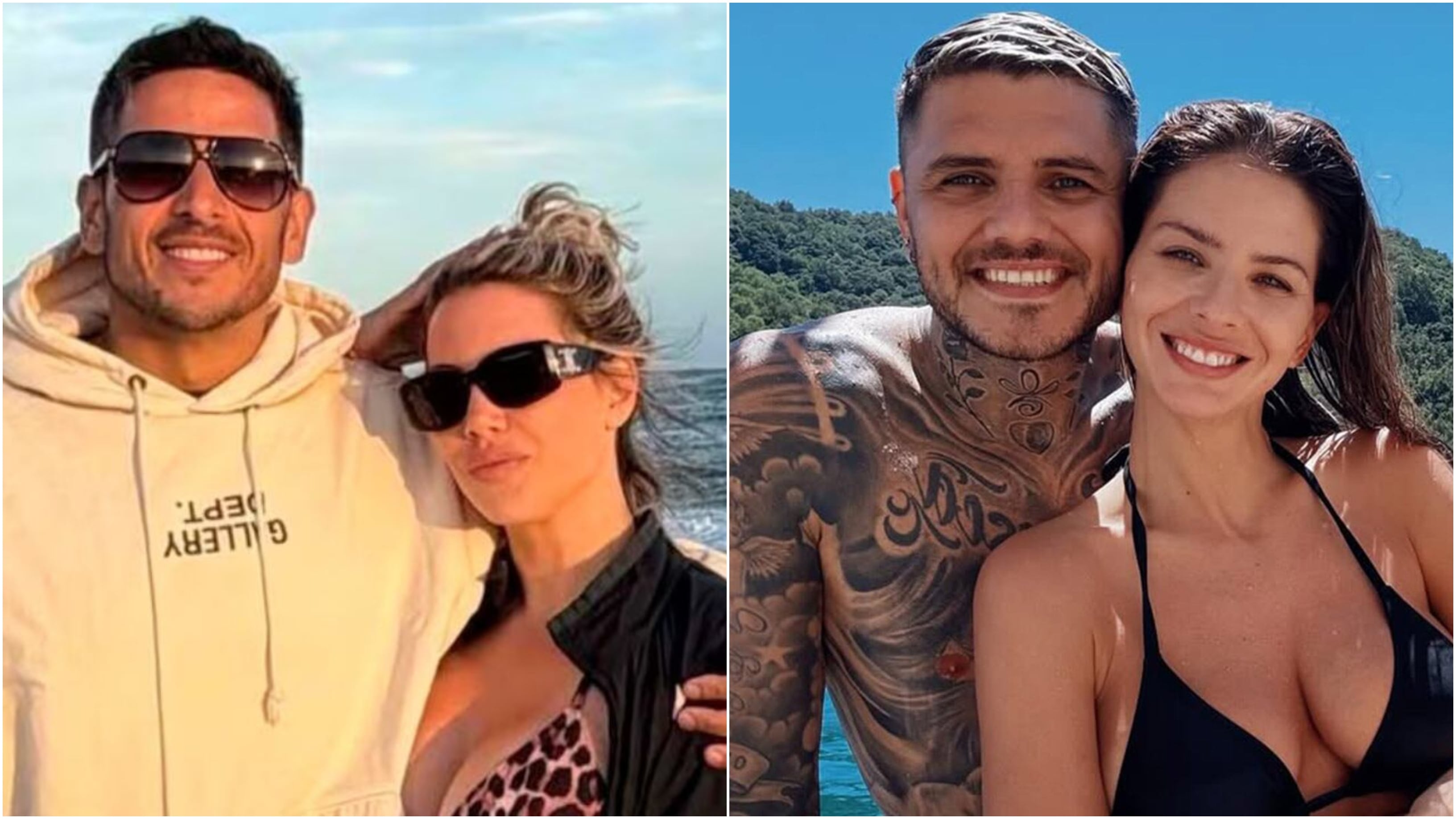 Martín Migueles, Wanda Nara, Mauro Icardi y la China Suárez