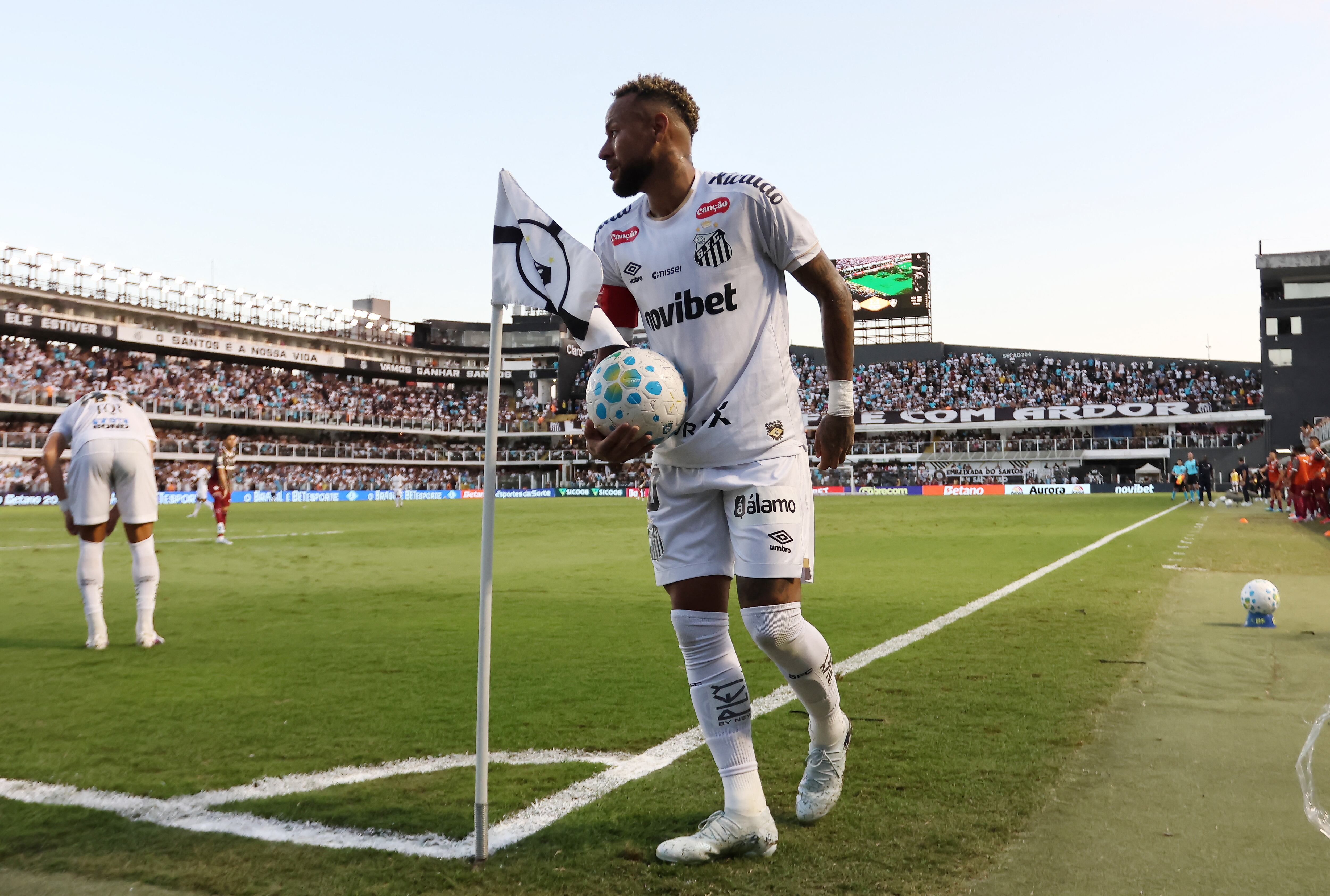 Neymar mantiene la ilusión de ser parte del Scratch tras las bajas de Rodrygo y la muy probable ausencia de Estevao (Crédito: Reuters/Thiago Bernardes)