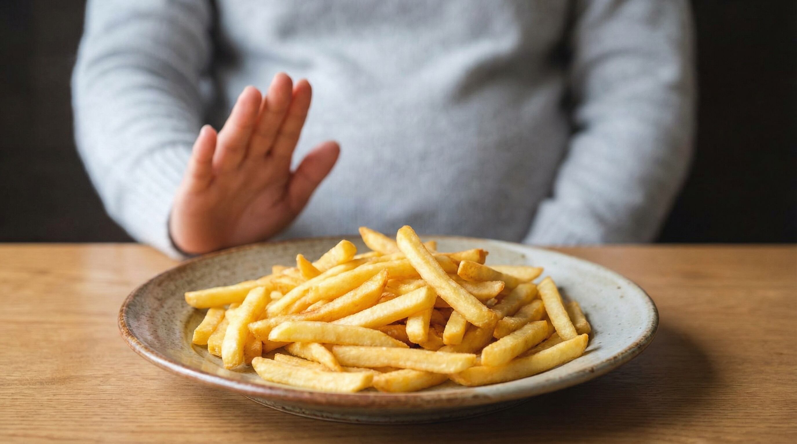 Reducir el consumo de alimentos ultraprocesados como papas fritas y bacon disminuye el riesgo de colesterol alto y presión arterial elevada (Imagen Ilustrativa Infobae)