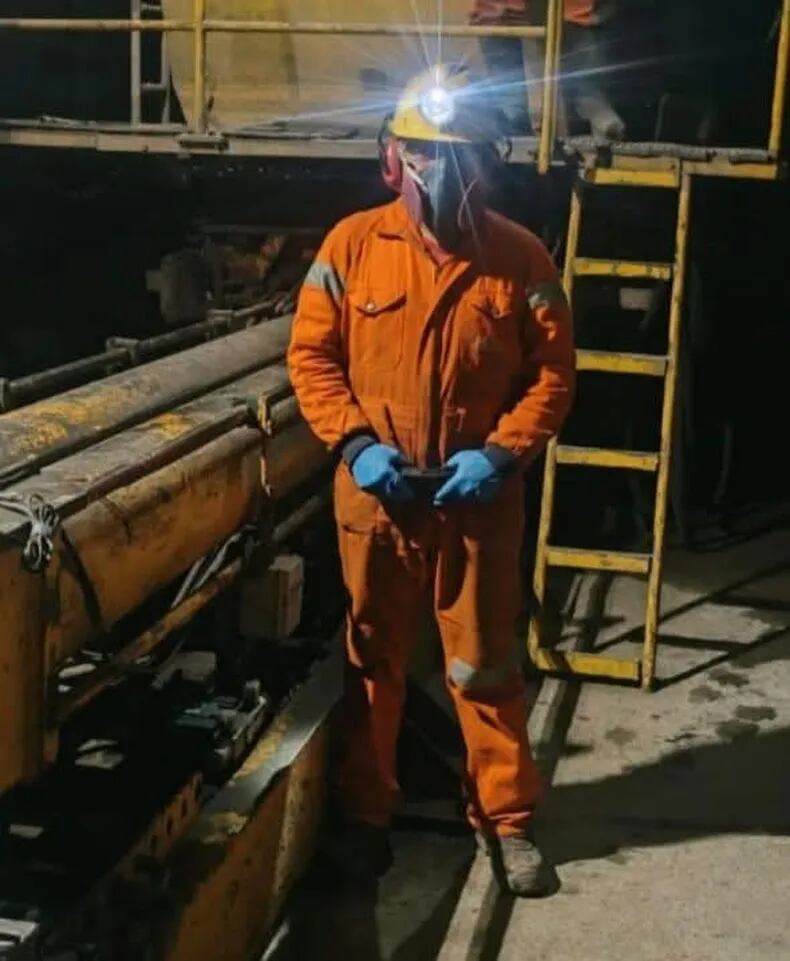 Leonel Darío Farfán, trabajador minero de 27 años, murió tras sufrir un choque de carromatos en la Mina El Aguilar de Jujuy