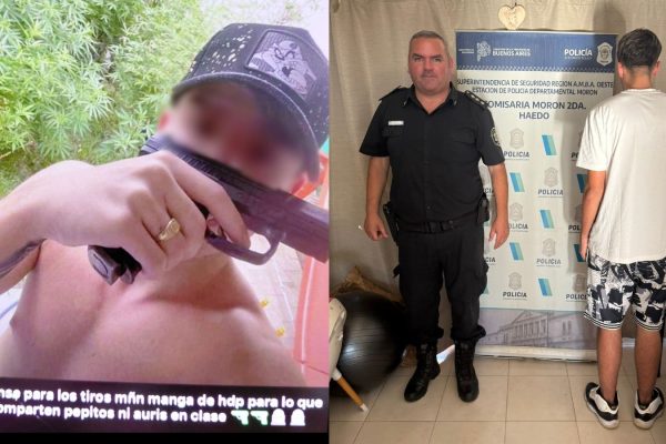 Alerta en una escuela de San Martín: un alumno llevó un arma cargada y la escondió en la mochila de una compañera