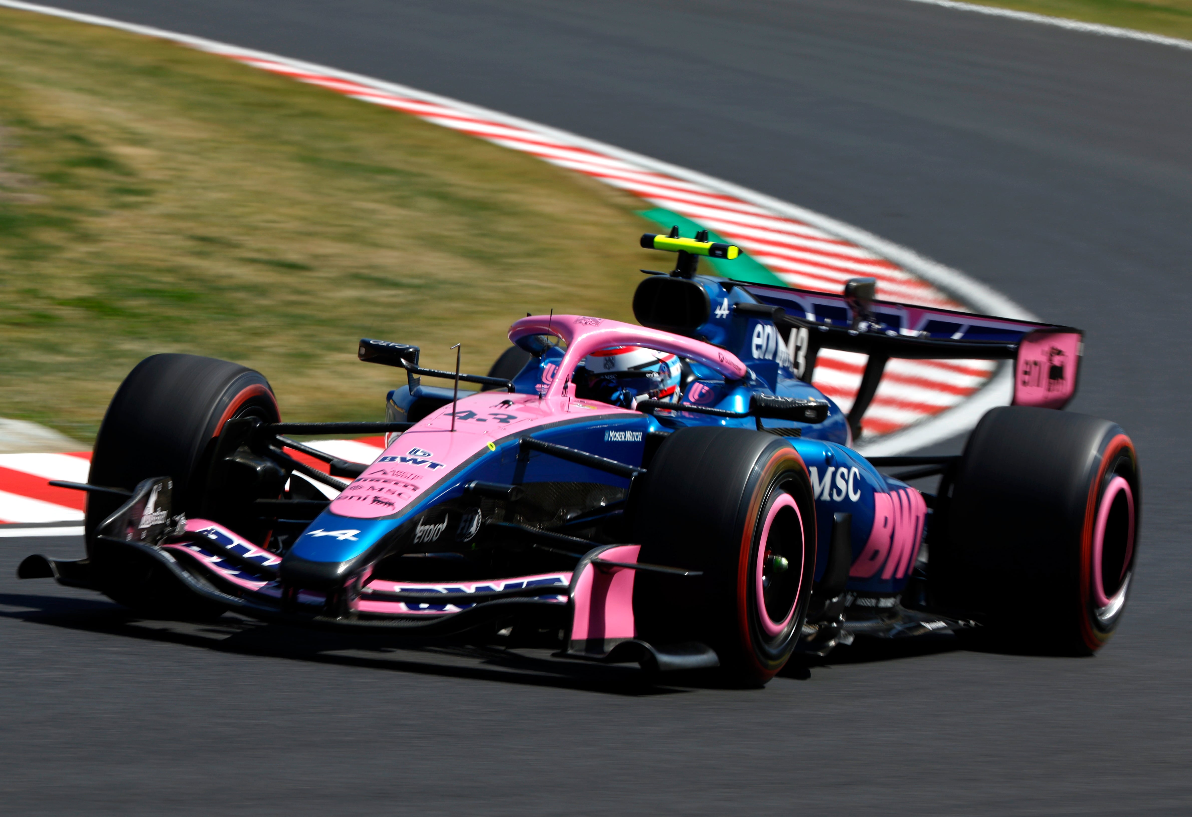 El Alpine de Franco Colapinto durante el GP de Japón. Regresará el próximo fin de semana en Miami (EFE/EPA/FRANCK ROBICHON) 