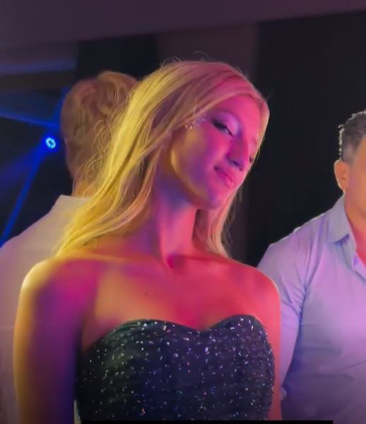 Allegra Cubero lució radiante en la entrada a la adolescencia