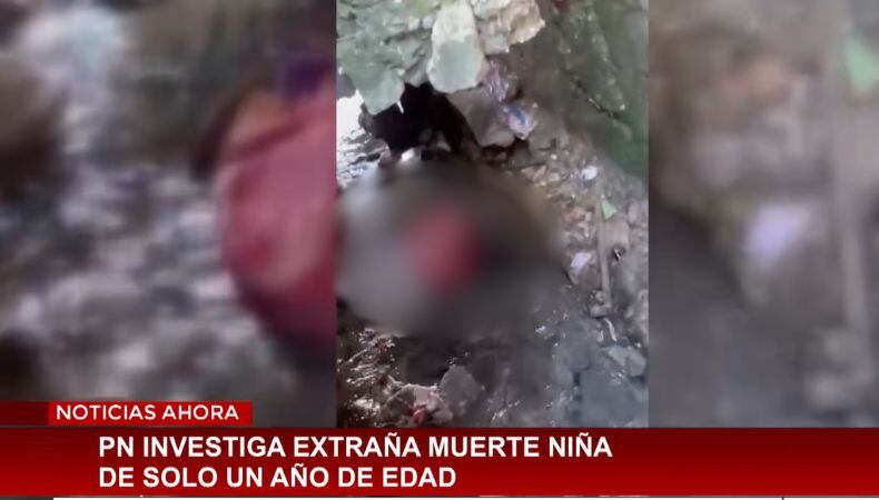 La Policía Nacional de República Dominicana y el Ministerio Público investigan el hallazgo de la menor en una cañada. (Cortesía: CDN 37)