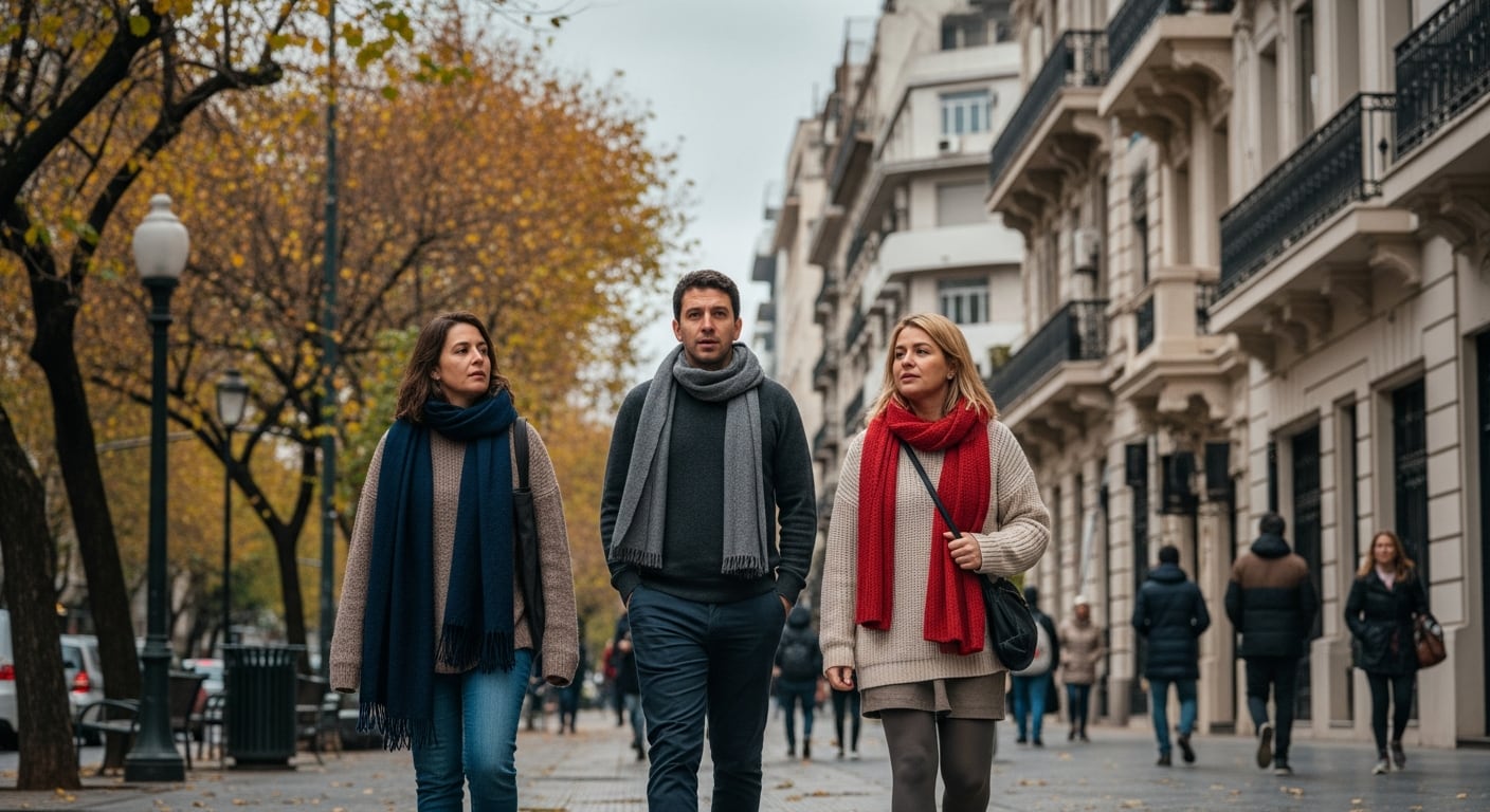 Las mínimas previstas para el lunes en la Ciudad de Buenos Aires serán de 7 °C, las más bajas del año hasta ahora (Imagen Ilustrativa Infobae)