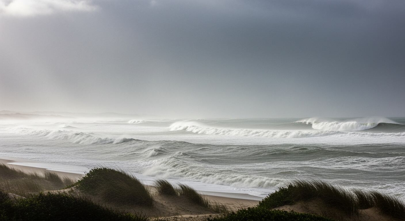 El viento será protagonista, principalmente en la costa atlántica, con ráfagas que podrían ocasionar caída de ramas, árboles y carteles en el AMBA (Imagen Ilustrativa Infobae)