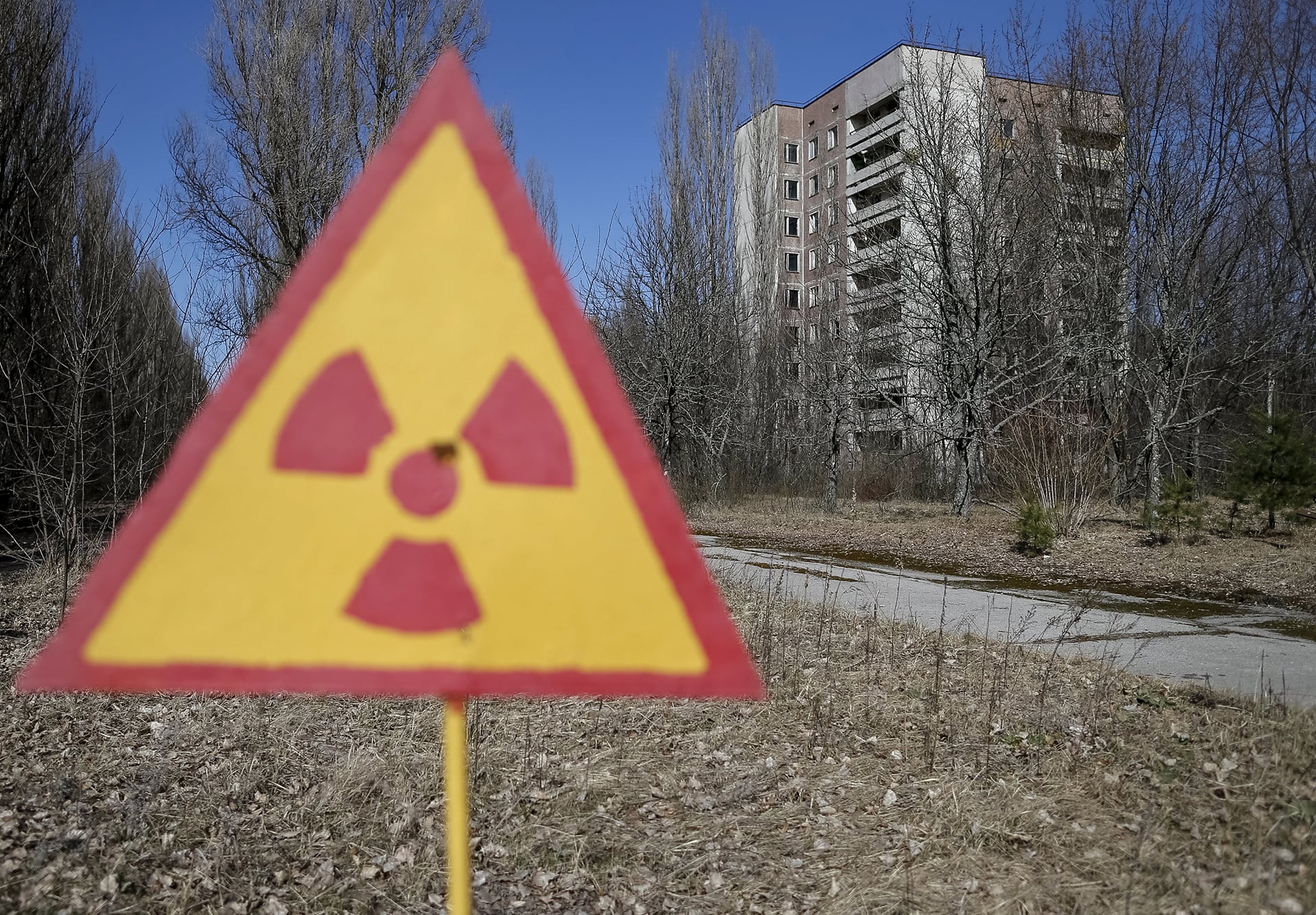 La explosión de vapor y los incendios resultantes liberaron al menos el 5% del núcleo radiactivo del reactor al medio ambiente, con el consiguiente depósito de materiales radiactivos en muchas partes de Europa. (REUTERS/Gleb Garanich)