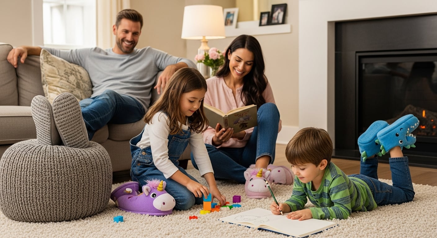 El uso de pantuflas con soporte adecuado en casa contribuye a prevenir la formación de callosidades y protege la piel de los pies frente a la fricción diaria. (Imagen Ilustrativa Infobae)