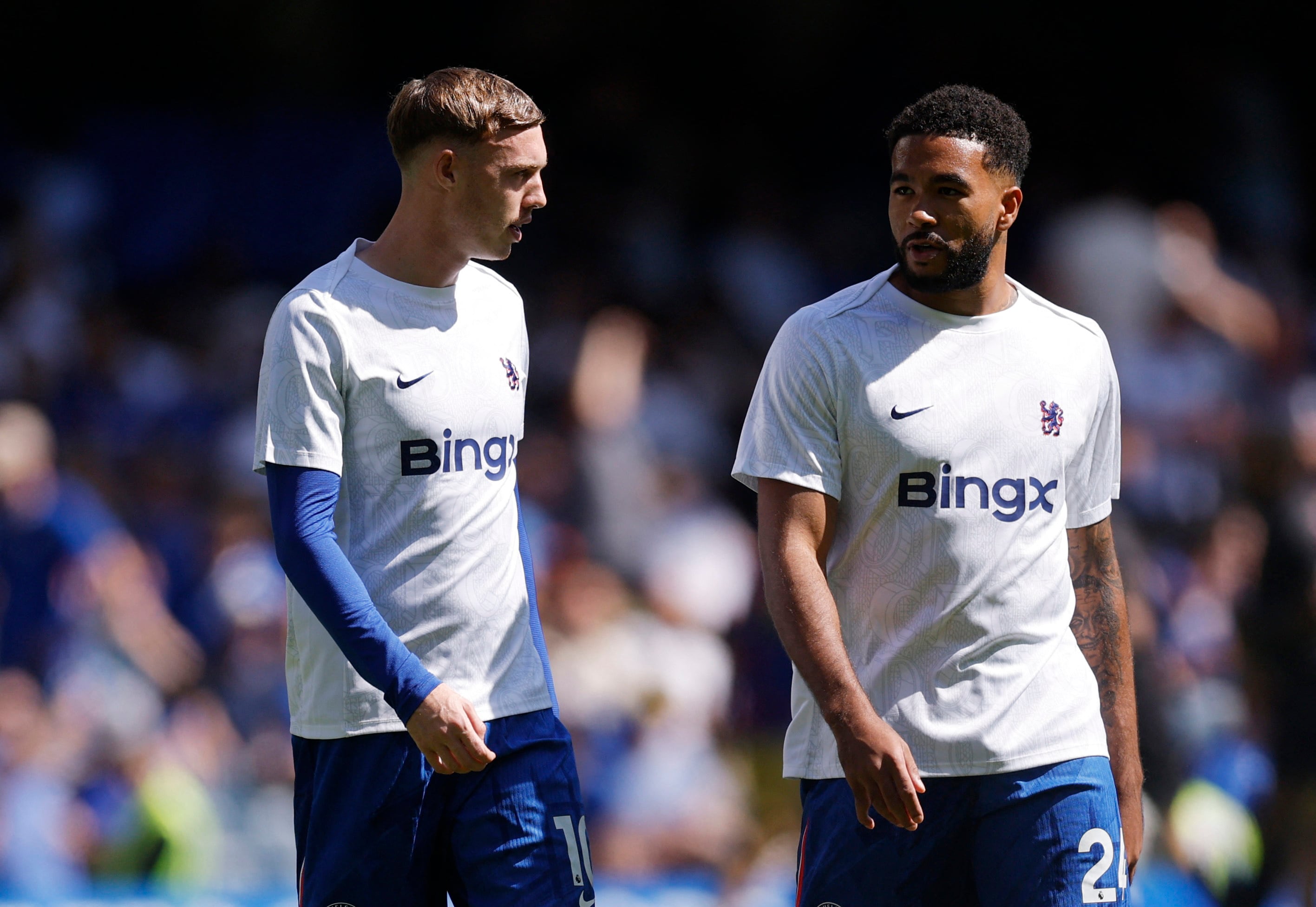 El delantero recalca que el trabajo conjunto con Reece James es clave para fortalecer la plantilla del Chelsea (Reuters/Andrew Couldridge)