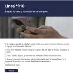 Cómo funciona la línea *910 para denunciar el robo de celulares y bloquearlos